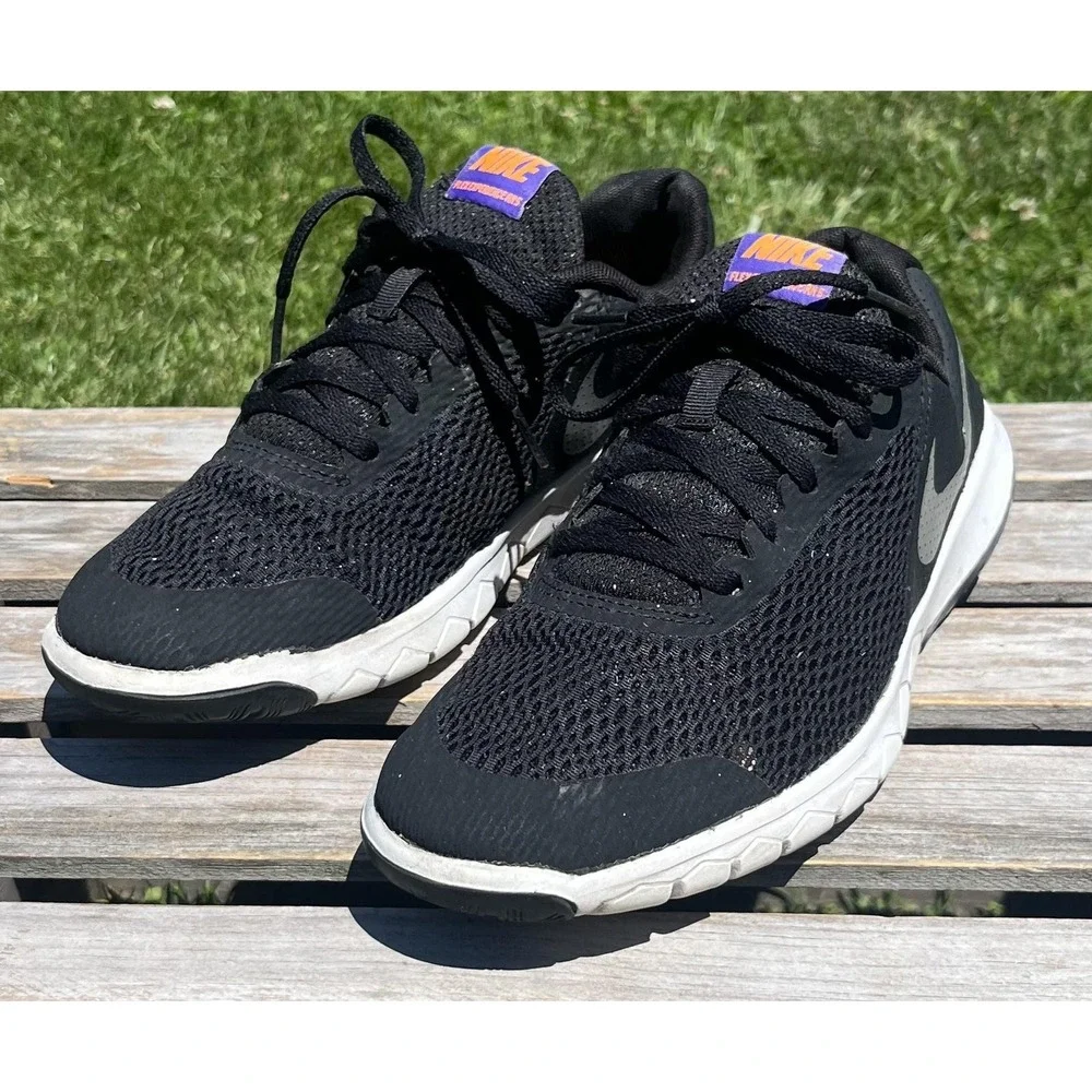 Nike Flex Experience RN 3‎ Shoes Youth Size 7Y Black Running 844995-010 Sneakers